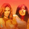 De izquierda a derecha: Greeicy, Becky G, Karol G y Elena Rose. FOTOS: INSTAGRAM @KAROLGTOUR Y @KAROLG