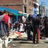El ataque a bala ocurrió en una zona tomada por los habitantes de calle y consumidores de drogas en el centro de Medellín. FOTO: LAURA ROSA JIMÉNEZ