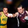 Luis Francisco Ruíz, el gobernador del Caquetá (derecha) y Marlon Monsalve, alcalde de Florencia (derecha) se subieron al ring de boxeo para recuperar la Liga de Boxeo de este departamento. FOTOS: INSTAGRAM @GOBERCAQUETA