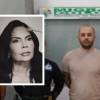 María del Pilar Zea Cobo (detalle) y su presunto asesino alias Nea Arias (fondo). FOTO: IG @PIPECALDERON Y FISCALÍA 