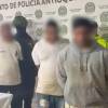 Capturados por el secuestro de comerciante en Caucasia. FOTO: POLICÍA ANTIOQUIA