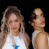 Karol G y Rosalía en el confesionario. FOTOS: INSTAGRAM @KAROLG @ROSALIA.VT
