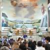 Celebración de la eucaristía por el eterno descanso del párroco Patricio Alfredo Sánchez Molinari. FOTO: IG ARQUIDIOCESISGYE