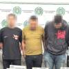 Los hombres serán presentados ante un juez por el delito de secuestro extorsivo. FOTO: POLICÍA METROPOLITANA