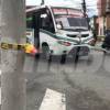 En este sector de Manrique arrojaron de un bus a Juan Pablo Muñoz. FOTO: LAURA ROSA JIMÉNEZ VALENCIA