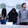 Captura de presuntos integrantes del grupo de delincuencia organizada Caicedo. FOTO: POLICÍA METROPOLITANA VALLE DE ABURRÁ
