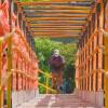 La estructura tiene rampas para facilitar el paso de personas con movilidad reducida. FOTO: ALCALDÍA DE MEDELLÍN.