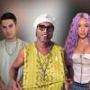 Pipe Bueno (Izquierda), Ronaldinho (Centro) y Fariana (Derecha) se pusieron la 10 en este nuevo álbum. FOTO: @PIPEBUENO, @FARIANA, @RONALDINHO