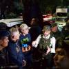 El presidente Abelardo de la Espriella, Andrés Julián Rendón, gobernador de Antioquia, y Federico Gutiérrez, alcalde de Medellín, estuvieron esta madrugada en el megaoperativo. FOTO: GOBERNACIÓN DE ANTIOQUIA