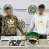 Captura de alias Tokis (izq.), señalado coordinador del grupo delincuencial La Sierra. FOTO: POLICÍA METROPOLITANA DEL VALLE DE ABURRÁ