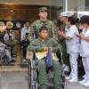 Según el reporte oficial, al Hospital Militar ingresaron 27 pacientes, entre ellos un rescatista. FOTO: FUERZAS MILITARES DE COLOMBIA