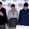 Ellos son los señalados presuntos miembros de el Mesa, presuntos encargados de la venta de drogas. FOTO: CORTESÍA DEPARTAMENTO DE POLICÍA ANTIOQUIA