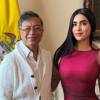 El presidente Gustavo Petro junto a Gabriela Muñoz. FOTO: X @GABYMUNOZZ_