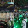 Imágenes captadas tras la balacera ocurrida en la avenida Oriental en la noche del martes, 13 de octubre. FOTO: CORTESÍA