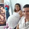 María Tapia y Jonatan Zapa, oriundos de Caucasia, son los nuevos padres de cuatrillizos. FOTO: FACEBOOK CUATRILLIZOS CAUCASIA