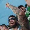 Maluma cantó desde la tribuna sur del Atanasio. FOTO: CORTESÍA NACIONAL