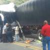 Accidente de bus. FOTO: CORTESÍA DENUNCIAS ANTIOQUIA 