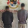 Estos son los dos sujetos que se entregaron voluntariamente ante el Ejército. FOTO: CORTESÍA EJÉRCITO NACIONAL