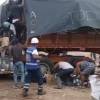 Momento en que se bajaban las ayudas del tráiler. FOTO: TOMADA DE X @CNOTIWEB