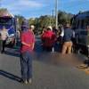 En el accidente estuvieron involucradas dos motocicletas, un bus y un camión. FOTO: FACEBOOK MEDELLÍN OSCURA