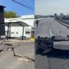 El terremoto dejó algunos destrozos. FOTOS: X @THEINSIDEPAPER Y @ARIN_YUMI