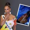 La mujer expresó que casi un año después sigue teniendo secuelas del accidente. FOTOS: INSTAGRAM @OFFICIALGABRIELLEHENRY Y CAPTURA DE VIDEO YOUTUBE CNN NEWS 18