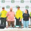 Los presuntos delincuentes fueron capturados simultáneamente en varios sectores de Medellín. FOTO: CORTESÍA POLICÍA METROPOLITANA