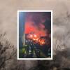 El de Sabaneta (foto detalle) fue uno de los tantos incendios que el país ha apagado recientemente. Minambiente mostró preocupación y emitió alerta. FOTOS: COLPRENSA (FONDO) Y FACEBOOK MARIBEL CALLE (DETALLE)