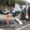 Los lesionados eran acompañantes del vehículo particular involucrado en el choque. FOTOS: CORTESÍA DENUNCIAS ANTIOQUIA