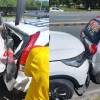 Así se veían las imágenes del choque múltiple. FOTOS: TOMADAS DE FACEBOOK CHISME FRESCO PAISA#2