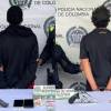 A estos dos sujetos los capturaron por un robo en un local comercial (izq.) y por un atraco del que fue víctima un extranjero (der.), ambos en El Poblado. FOTOS: SECRETARÍA DE SEGURIDAD DE MEDELLÍN 