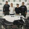 Hombres capturados por secuestro. FOTO: POLICÍA NACIONAL