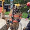 La fuga provocó la evacuación preventiva en 500 metros a la redonda. FOTO: BOMBEROS LA ESTRELLA