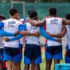 Jugadores de la Selección Colombia en su entrenamiento previo al juego ante R.D. Congo. FOTO: JUAN ANTONIO SÁNCHEZ