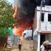 Lugar donde se produjo el incendio. FOTO: CORTESÍA DENUNCIAS ANTIOQUIA