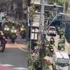 Vecinos de la zona registraron el tremendo despliegue policíal para el traslado. FOTO: TOMADA DE VIDEO