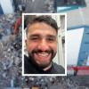 Él era Juan Felipe Giraldo. El terremoto le quitó la vida en Pereira. FOTOS: MANUEL SALDARRIAGA (FONDO) Y TOMADA DE DIARIORIENTE (DETALLE)
