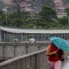 Día de lluvia en Medellín. FOTO: ARCHIVO - JAIME PÉREZ