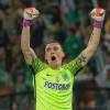 Franco Armani vistiendo la camisa de Atlético Nacional en 2017. FOTO: JUAN ANTONIO SÁNCHEZ