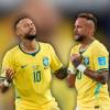 Neymar Jr en zona de calentamiento previo al debut mundialista 2026. FOTO: TOMADAS DE X @MARCA