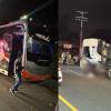 Accidente en la autopista Medellín-Bogotá en jurisdicción de Marinilla. FOTOS: D.R.A.