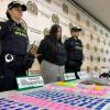 La mujer que fue capturada por los uniformados de la Policía durante el operativo. FOTO: POLICÍA METROPOLITANA