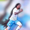 Aedan Scipio, futbolista de la Selección de Fútbol Anguila de la Concacaf a quien le jalaron el pelo dos adversarios. FOTO: TOMADA DE X @IAMWAFULA1