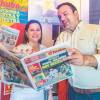Q’HUBO y Estrella Estéreo se juntaron en la casita del Pueblito Paisa para dar inicio a esta unión. En la foto: Beatriz López Correa, gerente general (e) de la casa editorial El Colombiano; y Jesús Atilano Ramos Kleber, gerente general de Estrella Grupo Empresarial.