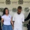Pareja capturada por presunto caso de maltrato animal. FOTO: POLICÍA NACIONAL