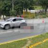 Escena del accidente a los pocos minutos de haber ocurrido. La vía tuvo que ser cerrada por cerca de 2 horas. FOTO: SINDY VALLE