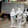 Levantamiento del cuerpo del menor e inspección del siniestro por parte de las autoridades. FOTO: CORTESÍA SECRETARÍA DE MOVILIDAD DE MEDELLÍN