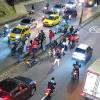 <span class="mln_uppercase_mln">Así</span><b><span class="mln_uppercase_mln"> fue el momento del accidente en la autopista Norte. FOTO: CORTESÍA </span></b>
