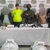 Los capturados y los abatidos durante el operativo de la Fuerza Pública en Salgar. FOTO: POLICÍA NACIONAL