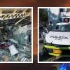 Mindefensa ofreció $ 100.000.000 de recompensa por información que permita identificar a los responsables. FOTOS: CAPTURAS DE VIDEO X @COLOMBIAOSCURA (FONDO) Y @DIRECTORPOLICIA (DETALLES)